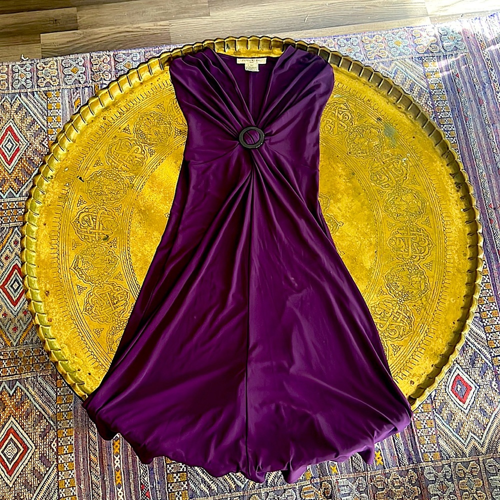Evan Picone dress with center buckle attached.